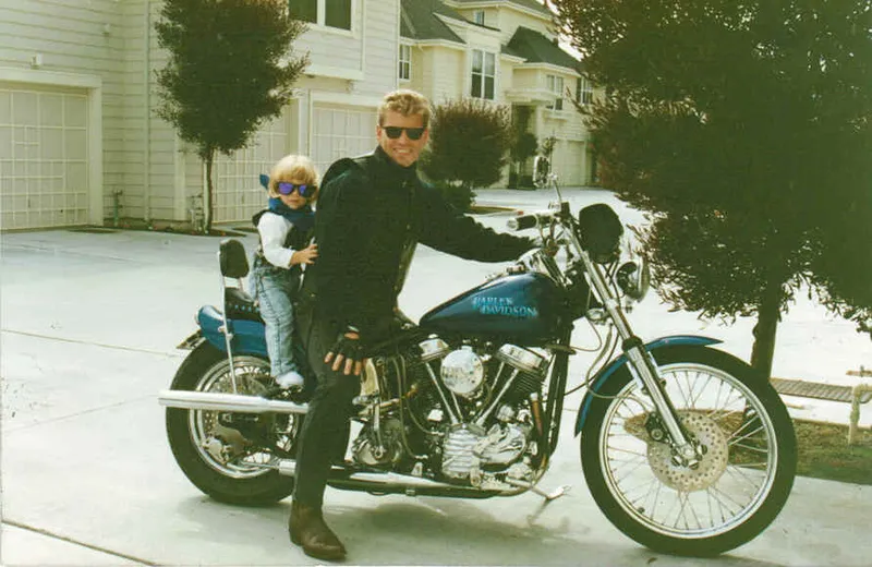 Min første HD årg. 1960 PanHead købt i Fresno Californien i 1989